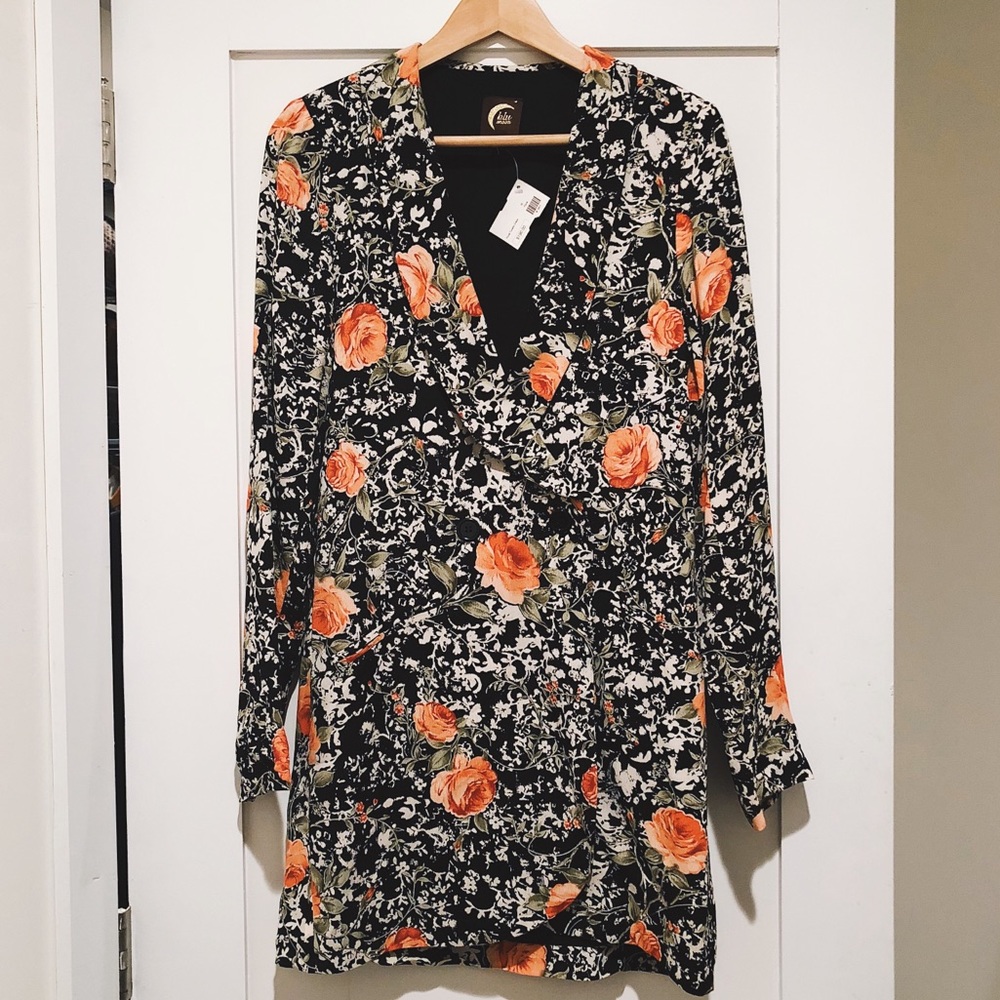 BLU MOON Floral Blazer Dress (RARE) NWT